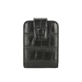 

Small Lipstick Cosmetic Bag Travel Pouch Fashion Makeup Solid Organizer Button Toolbox With Mirror Storage PU Leather Portable