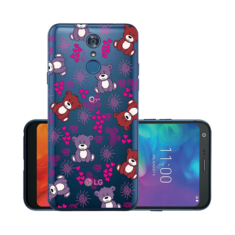5," чехлы для телефонов LG Q7 силиконовый прозрачный Футляр Мягкий ТПУ чехол для Funda LG Q7 Plus LG Q7 alpha LG стиль/L-03K сумки бампер - Цвет: W019