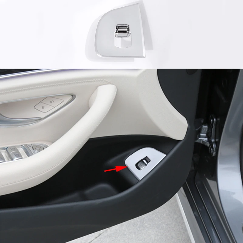 Дверной подлокотник задний переключатель для грузовиков хромированная Накладка