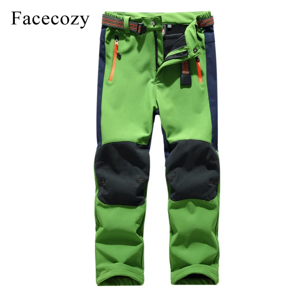Детские зимние Утепленные спортивные штаны Facecozy с флисовой подкладкой