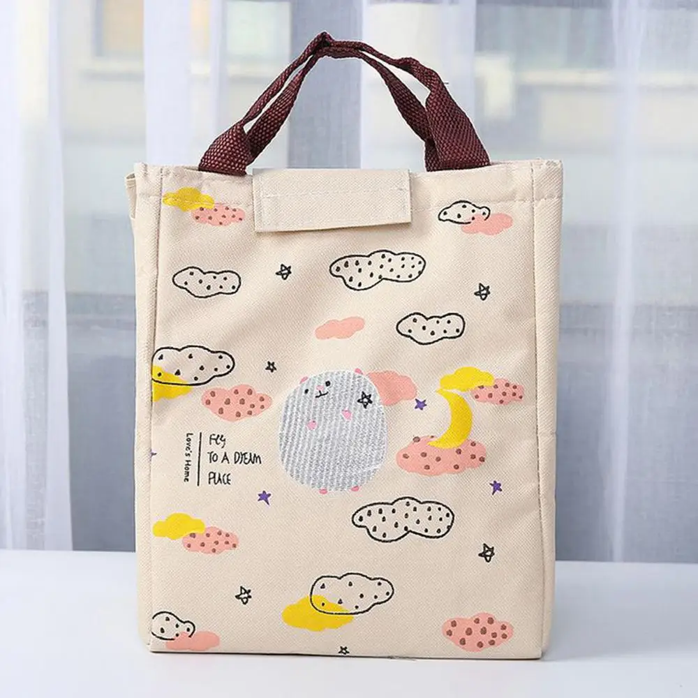 Экологичный Портативный Термоизолированный кулер Bento сумка для обедов Tote для пикника Сумка для хранения сумки для ланча cosas de cocina CD