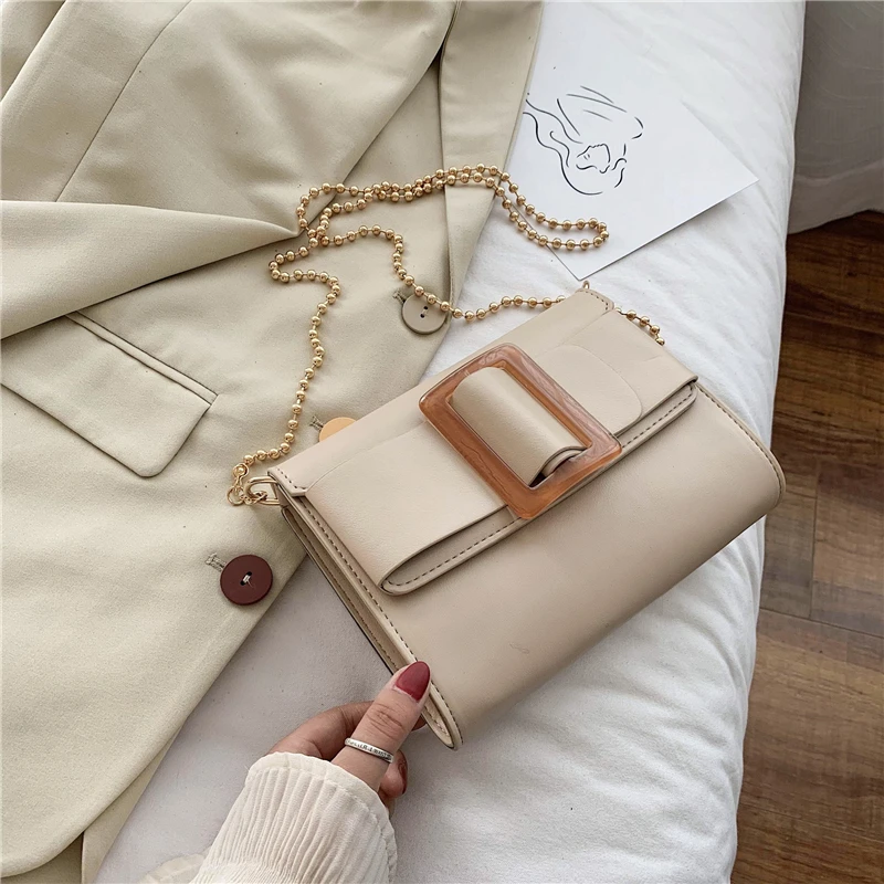 

2020 summer new chain bag fashion shoulder bag European and American style Cambridge bag casual small square bag messenger bag