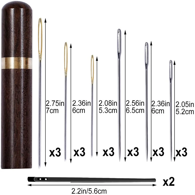 Leather Needles Hand Sewing  Blunt Leather Sewing Needle