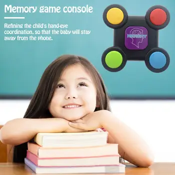 

New Arrival Children Puzzle Memory Game Console LED Light Sound Interactive Toy Training Hand Brain Coordination