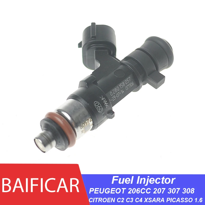 Новый топливный инжектор 1984F7 0280158057 для CITROEN C2 C3 C4 PEUGEOT 206CC 207 307 308 XSARA PICASSO 1 6 16V |