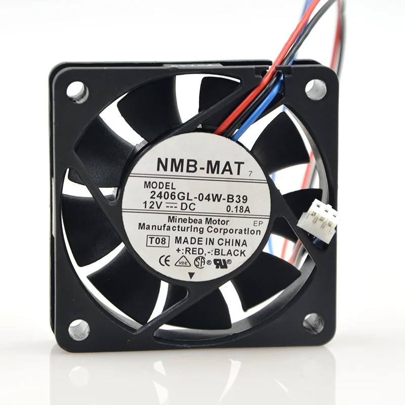 Для NMB/ Medea 6015 12V 0.18A2406 GL-04W-B396cm инверторный охлаждающий вентилятор | Компьютеры и