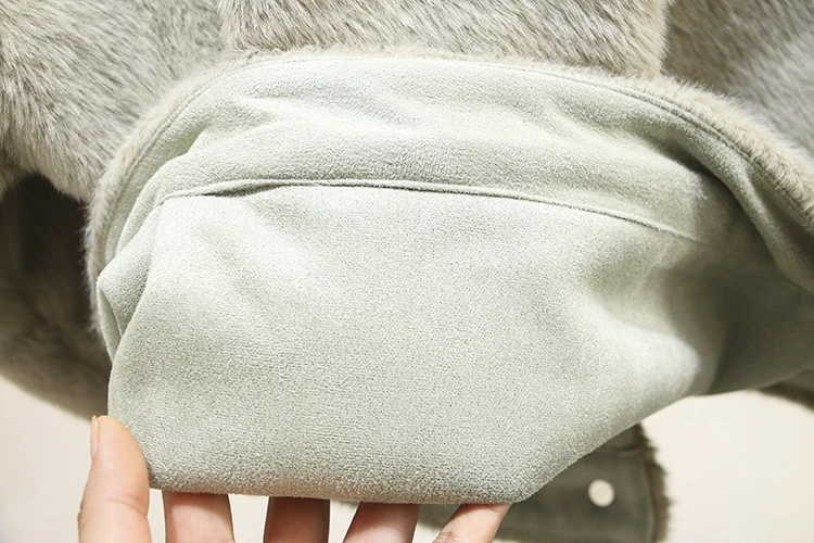 Размера плюс XL-3XL Новинки для женщин по сравнению с Размеры d зимнее теплое однотонное Цвет искусственной норки Меховая куртка пальто для детей Верхняя одежда средней длины с искусственным Меховая Куртка Верхняя одежда для детей