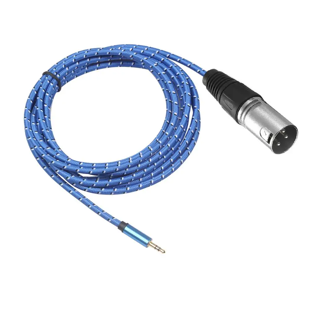 Мужской Соединительный кабель для микрофона XLR аудио 3Pin Jack XLR Мужской провод для эффективного защиты внешних помех сигнала