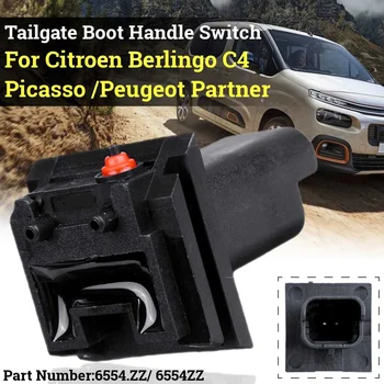 

#6554.ZZ, 6554ZZ Car Tailgate Opening Control Switch with Bulb For Peugeot 206 207 306 307 308 407 5008 Partner for Citroen C4