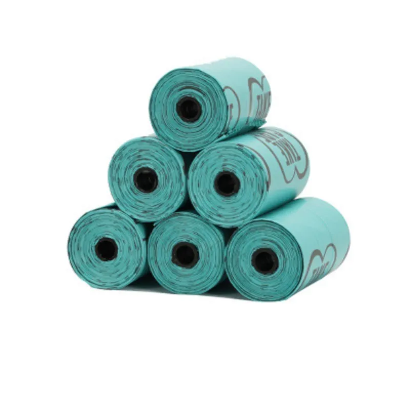 6 rolls Практичная для домашней собаки мешок для какашек диспенсер для отходов держатель мусора диспенсер для какашек Набор сумок для домашних животных собак для уборки мусора товары для домашних животных - Цвет: 6 rolls