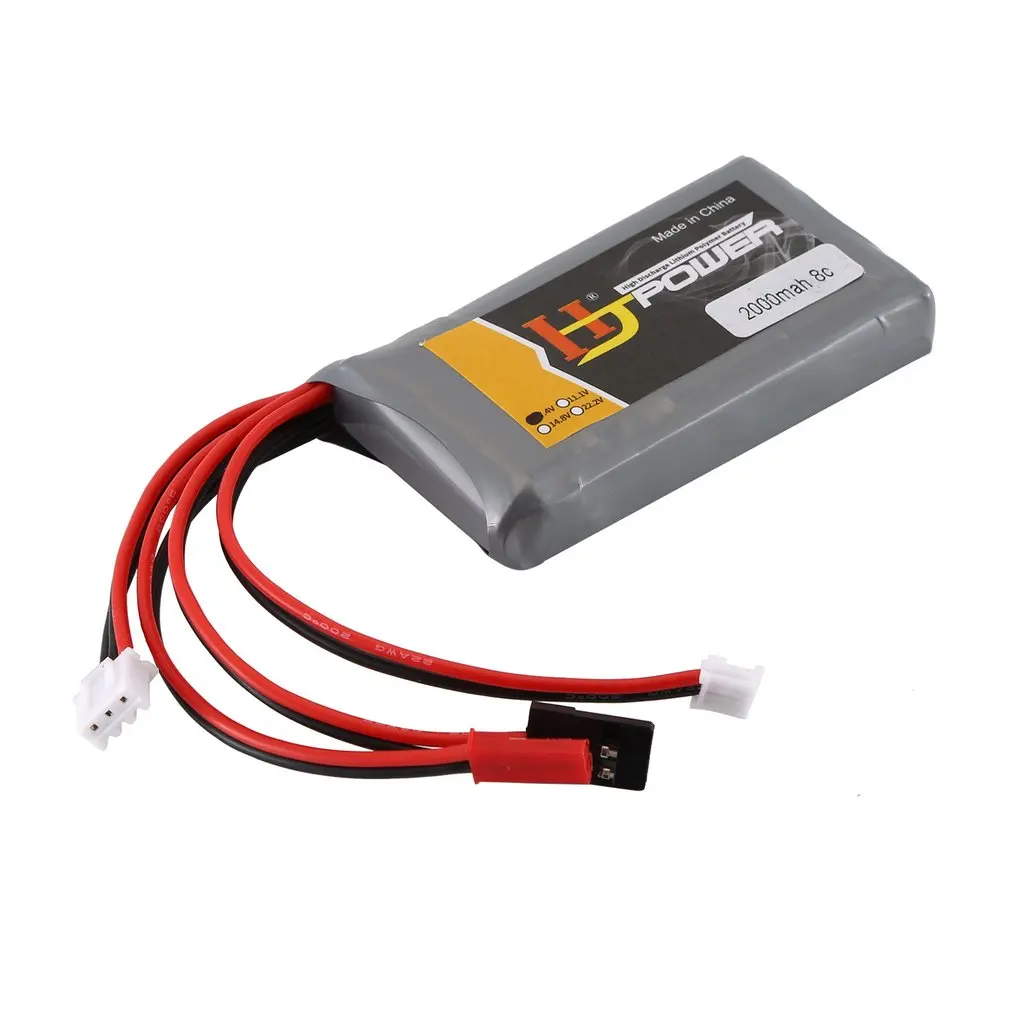 2000MAH 7,4 V 8C 2S Lipo батарея для перемычки T16 пульт дистанционного управления Запасные части заменить перезаряжаемые батареи