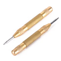 Taladro de centro automático, herramienta de marcado de abolladuras, localizador de Metal y madera, 5 pulgadas, 1 ud.