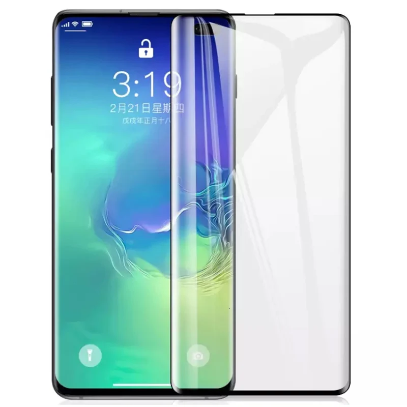 3D закаленное стекло для samsung s10 e s10e s 10 plus Защитная пленка для экрана Glas на Galaxy s10plus 10s Защитная пленка tremp