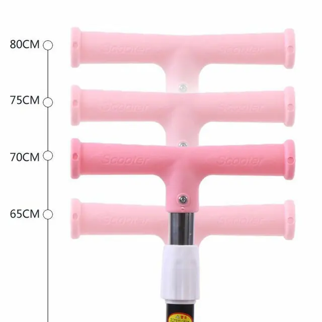 Children's Scooters Luminous Wheel Two Modes Outdoors Scooter For Kids Long Folded Four Rounds 4