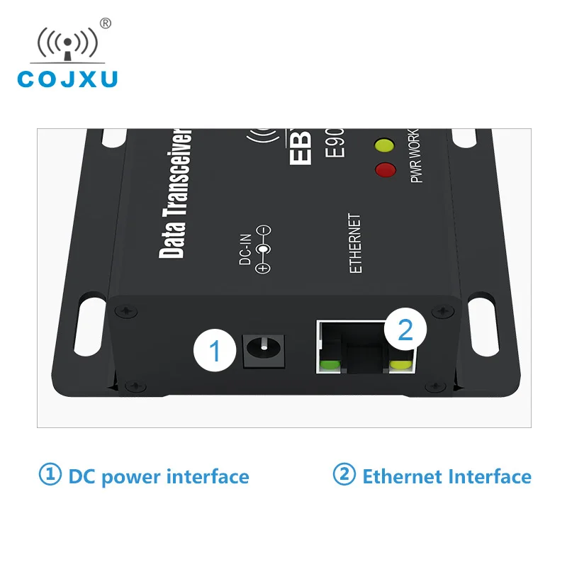 Ethernet LoRa 433 МГц 30 дБм 1 Вт фотоэлектрический беспроводной трансивер дальнего