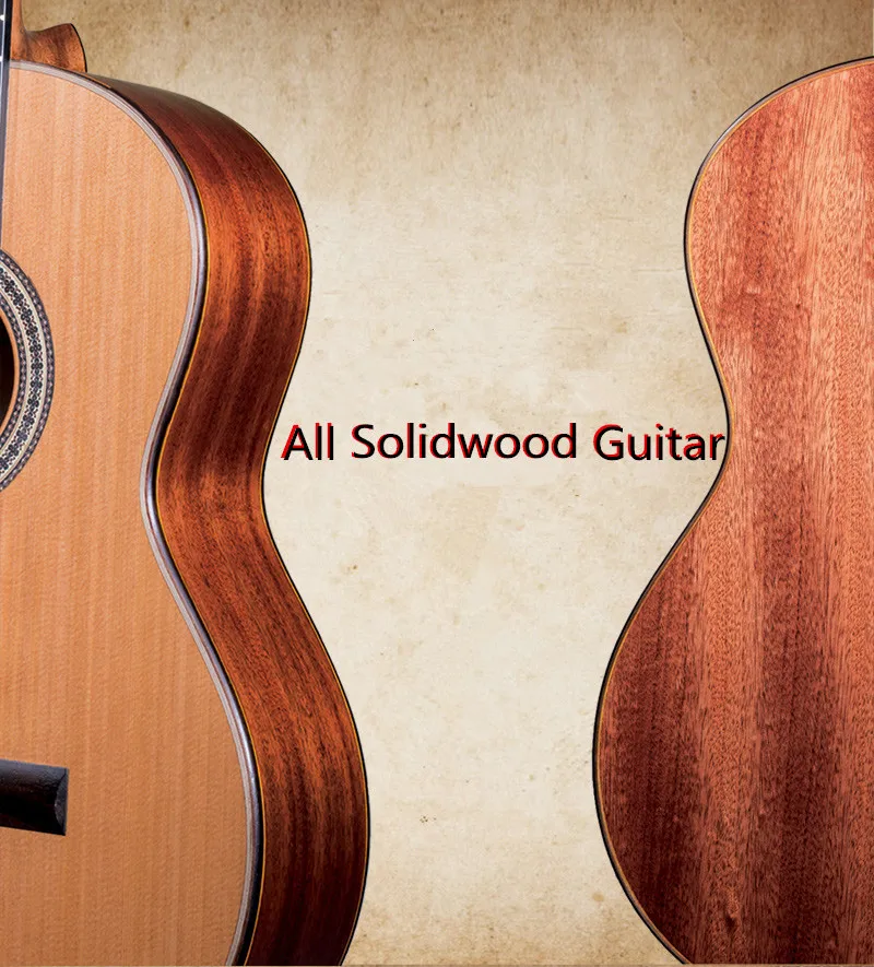 New+ Avila classical acoustic AC-800 handmade nylon strings All solid wood classical acoustic guitar free shipping