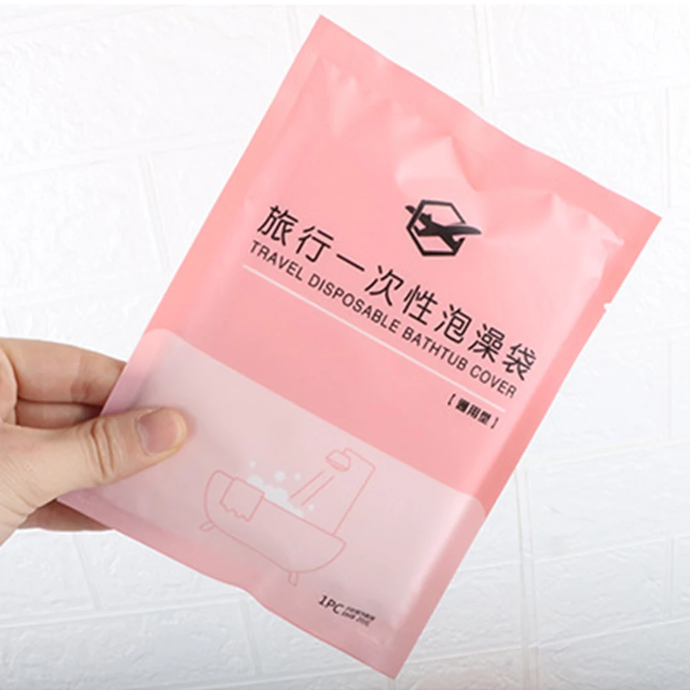 10pcs Transparent Travel Spa Thickened Disposable Accessories Salon Bathing Cover Folding Plastic Hotel Household Portable