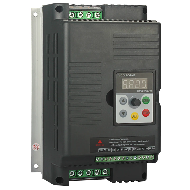 QD350 1P 220V вход 3P 380V Выход VFD инвертор 0 75 кВт 1HP преобразователь частоты привод
