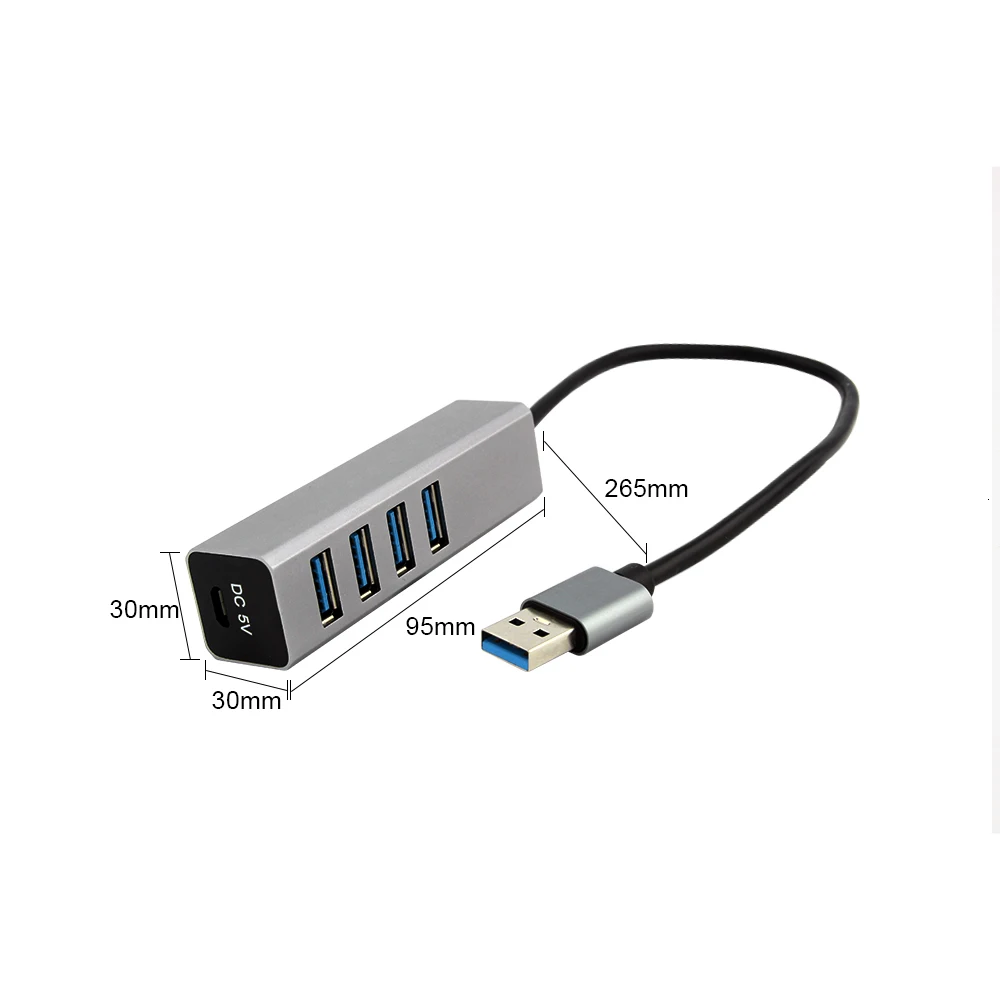 USB chyi концентратор 3,0 4 порта Супер скорость Usb3.0 хаб сплиттер мульти порт комбо мини адаптер ПК Аксессуары для компьютер ноутбук ПК