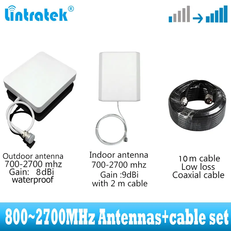 Lintratek 4G LTE усилитель сигнала 70 дБ 4G LTE 2600 МГц Мобильный усилитель сигнала 2600 lte усилитель сигнала сотового телефона