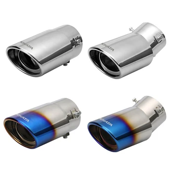 

Car Styling for hyundai sonata Solaris Veloster Exhaust Muffler Tip Stainless Steel Pipe Chrome Trim Modified Auto accessories