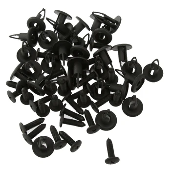 

Nylon Bumper Fastener Rivet Retainer for Toyota Corolla Camry Pack of 30