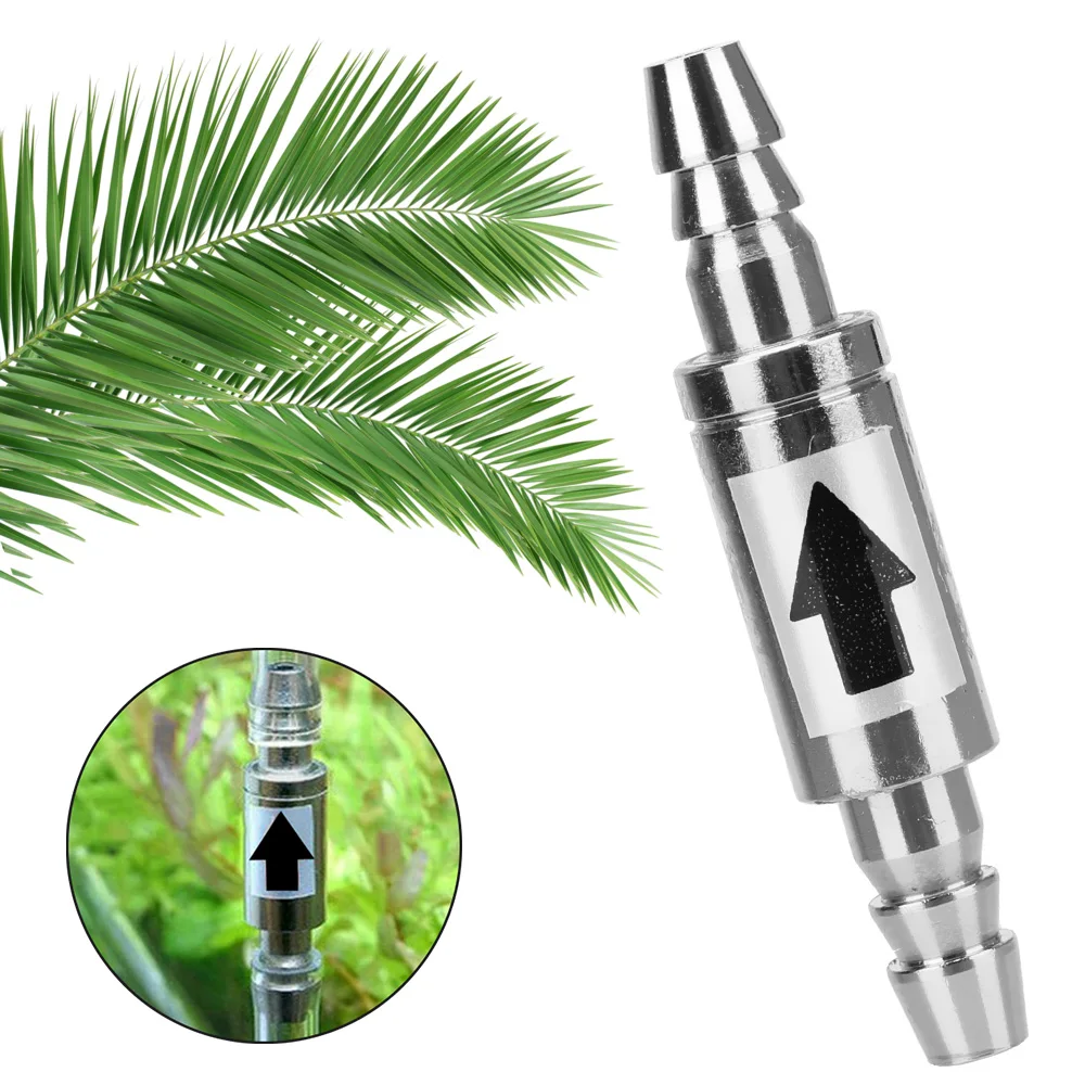 Dioxide Cylinder To CO2 System Diffuser Stainless Steel Check Valve For CO2 equipment Non Return Water 4mm Aquarium Water Valve aquarium co2 diffuser co2 check valve aquarium co2 accessories