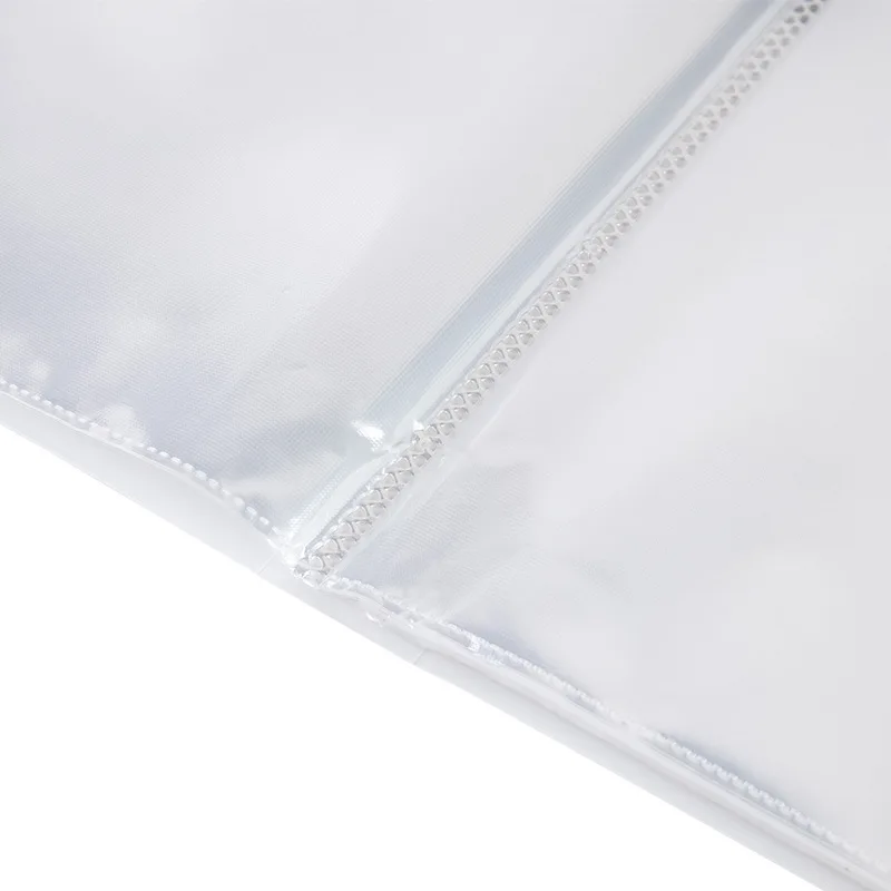 Deli 72557 Info Booklet Test Paper Organizing Folders Inner Bag Transparent PP Material Board Face Storage Bag Album of Painting
