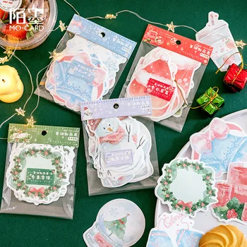 

30pcs Christmas Decoration Decals Wall/desktop/diary Decoration Memo Kawaii Stationery