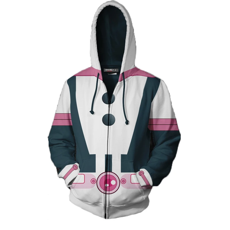 zipper Толстовка с капюшоном с героями аниме «Мой герой» Boku No Hero academic толстовки Bakugou Todoroki Shoto Uniforme все толстовки - Цвет: zipper