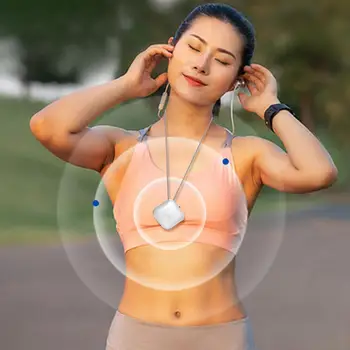 

1Pc Mini Portable USB Rechargeable Negative Ion Air Purifier Freshener Necklace Easy to Operate