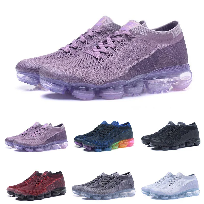 

2020 Knit 1.0 Running Shoes Triple White Black Pure Platinum Univetsity Red Midnight Navy Mens Womens Designer Sneakers Size 36-