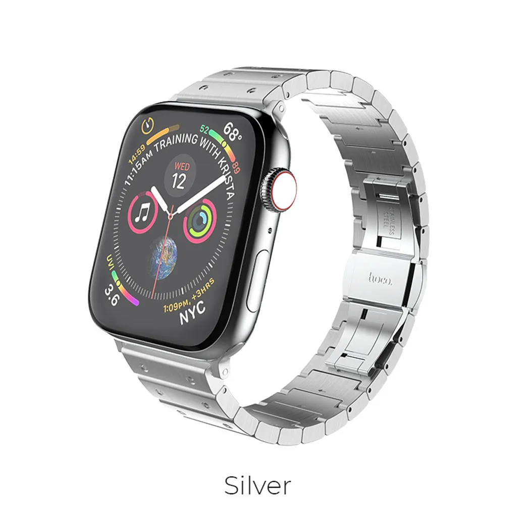 Замена Нержавеющая сталь BraceletBand ремешок для наручных часов Apple Watch серии 1/2/3 38 мм браслет ремешок фитнес-трекер# G30
