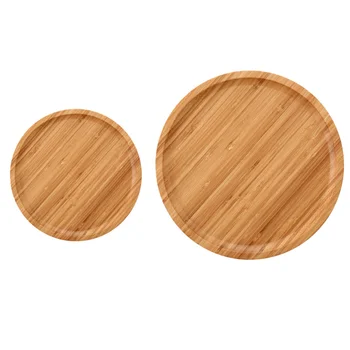 

2Pcs Wooden Simple Storage Tray Storage Tray Durable Dessert Tray for Storage Home