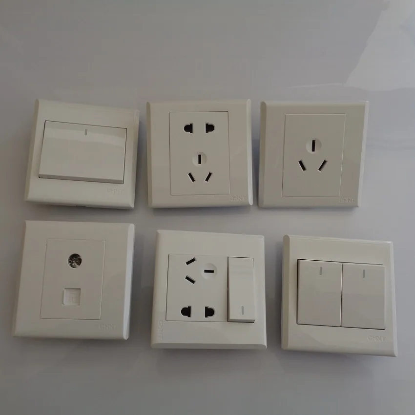 Розетка Chint Switch tv Network 10A 250V