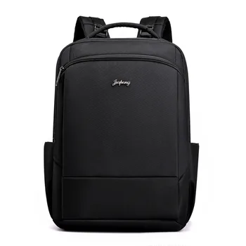 

16 inch Black Oxford Backpack Large Capacity Laptop Daypack Men Business Travel Waterproof Men Outdoor School Bag Zipper Mochila