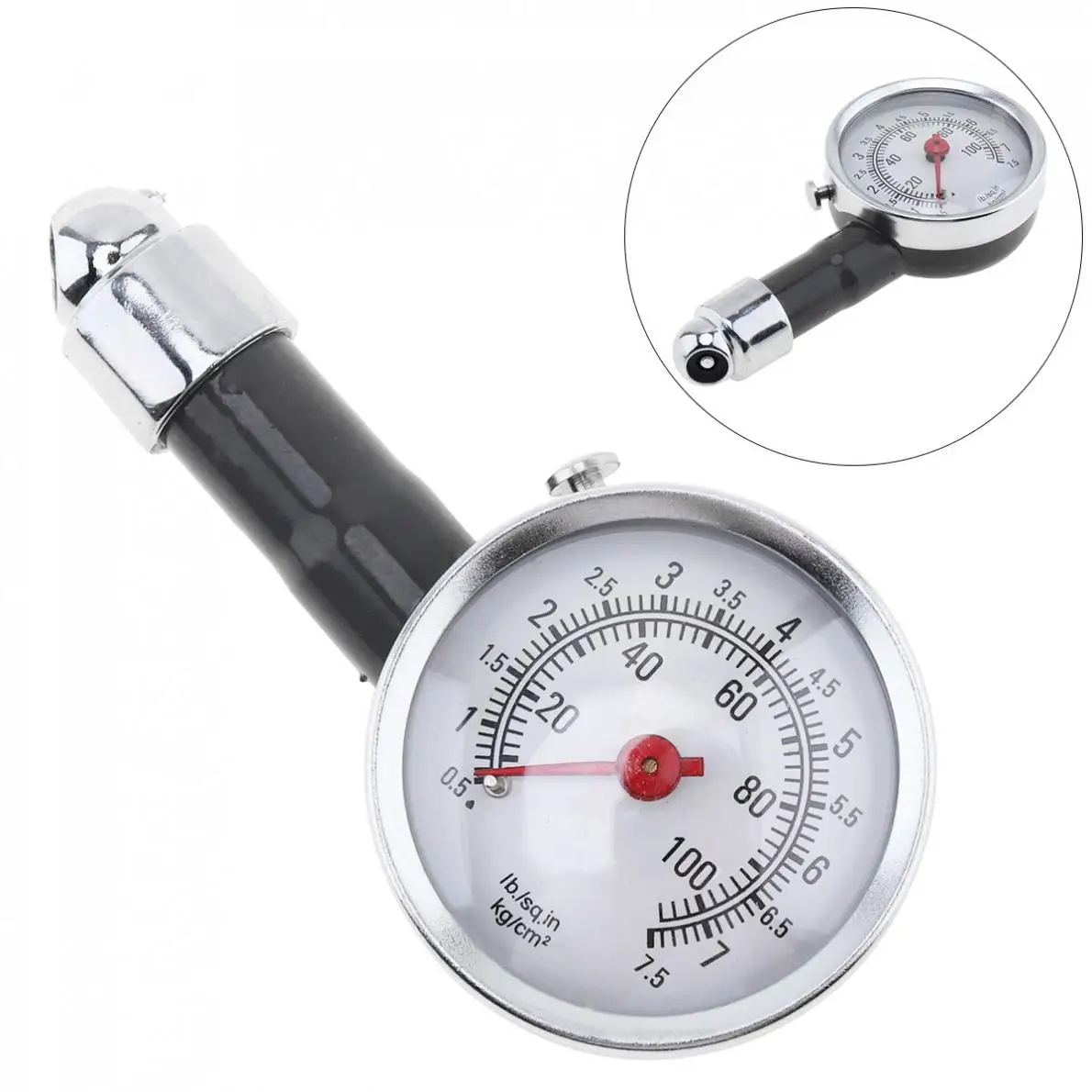 

Accurate Dial Auto Car Tyre Tire Air Pressure Gauge Meter Measurement Vehicle Tester - Metal Shell