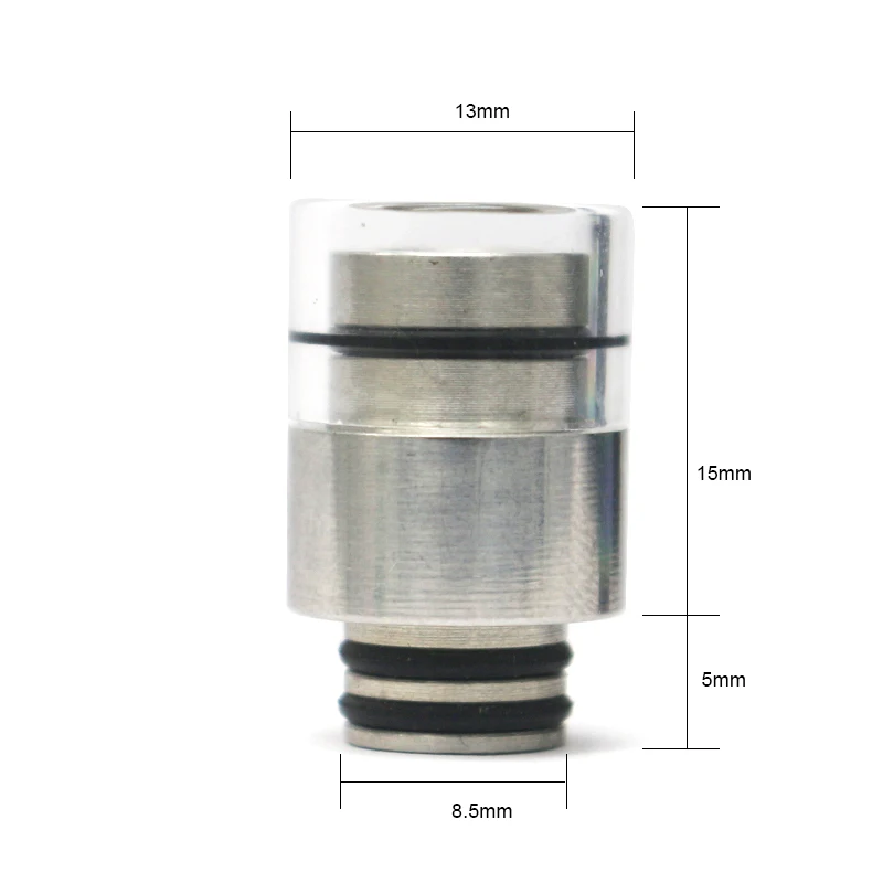 

25PCS Vapesoon 510 Drip Tip Stainless Steel+Glass For ETC E-cigarette 510 Thread Atomizer Melo 5 tank i just 3 Ello Duro ETC