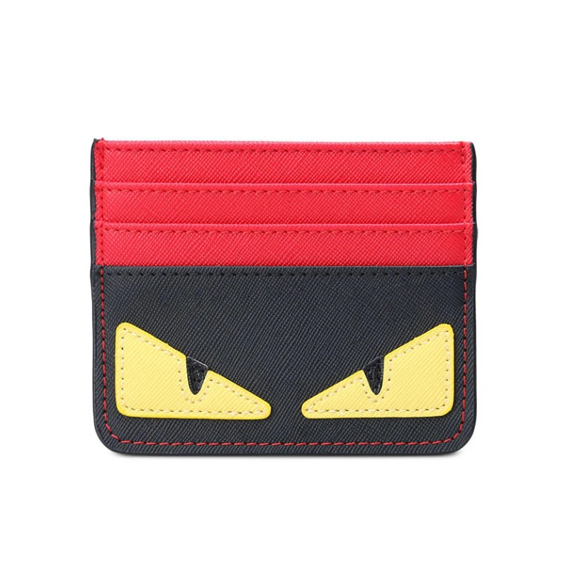 

2019 New Creative Cartoon Pattern Mens Mini Wallets PU Leather Card Holder Mini Money Purses women Fashion Short Slim Wallet