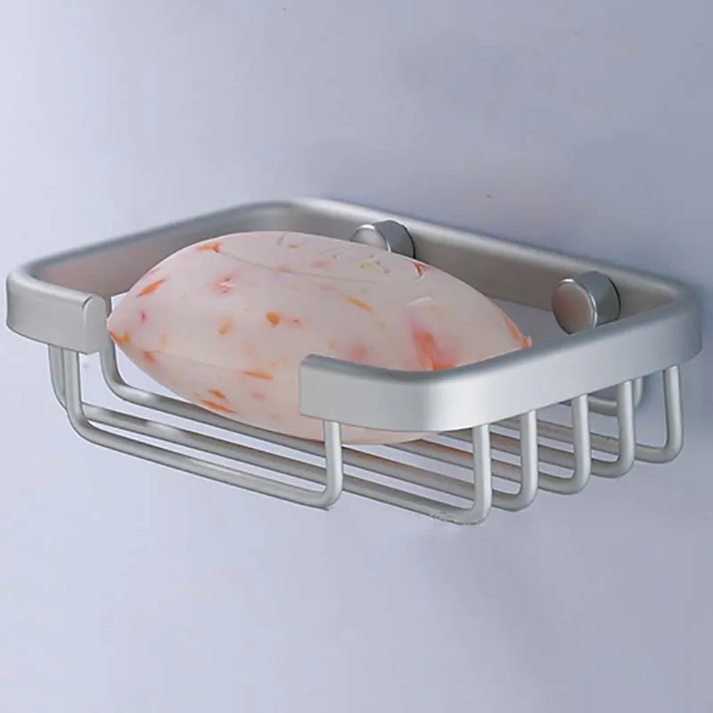 Космическая Алюминиевая Подставка для мыла Квадратный держатель подставка