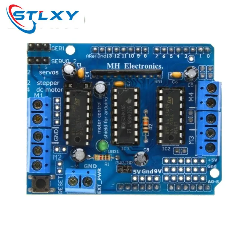 Stepper Motor Driver DC Motor Driver Motion Controller Board L293D Motor Drive Shield dual for arduino Duemilanove