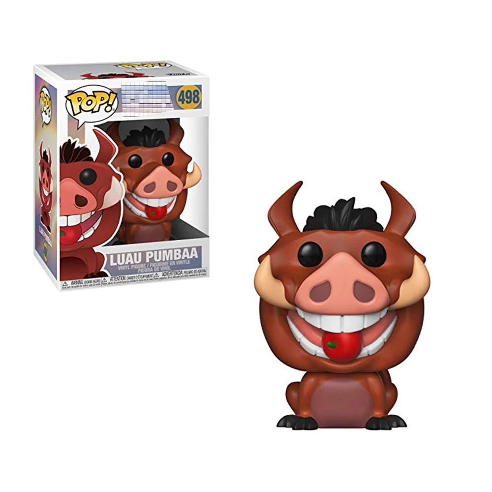 Funko POP Король Лев луу Пумба муфаса Симба ПВХ фигурка Коллекционная модель игрушки для детей - Цвет: 498-with box