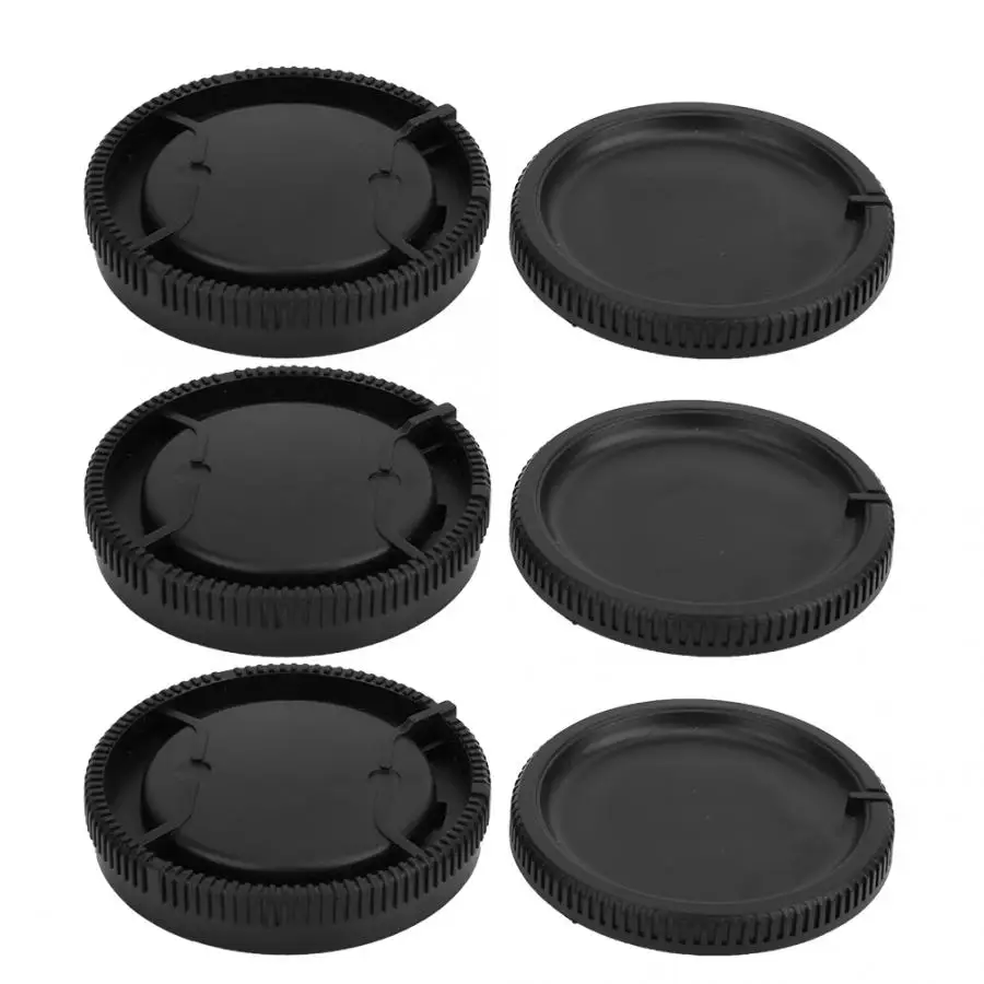 Высокое качество Черный пластик портативный объектив задняя крышка Корпус