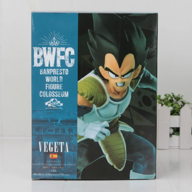 BWFC Dragon Ball Супер Saiyan 3 Сон Гоку ультра инстинкт стволы клетки Фриза пикколо ПВХ Фигурки игрушки Dragon Ball Z - Цвет: vegeta with box