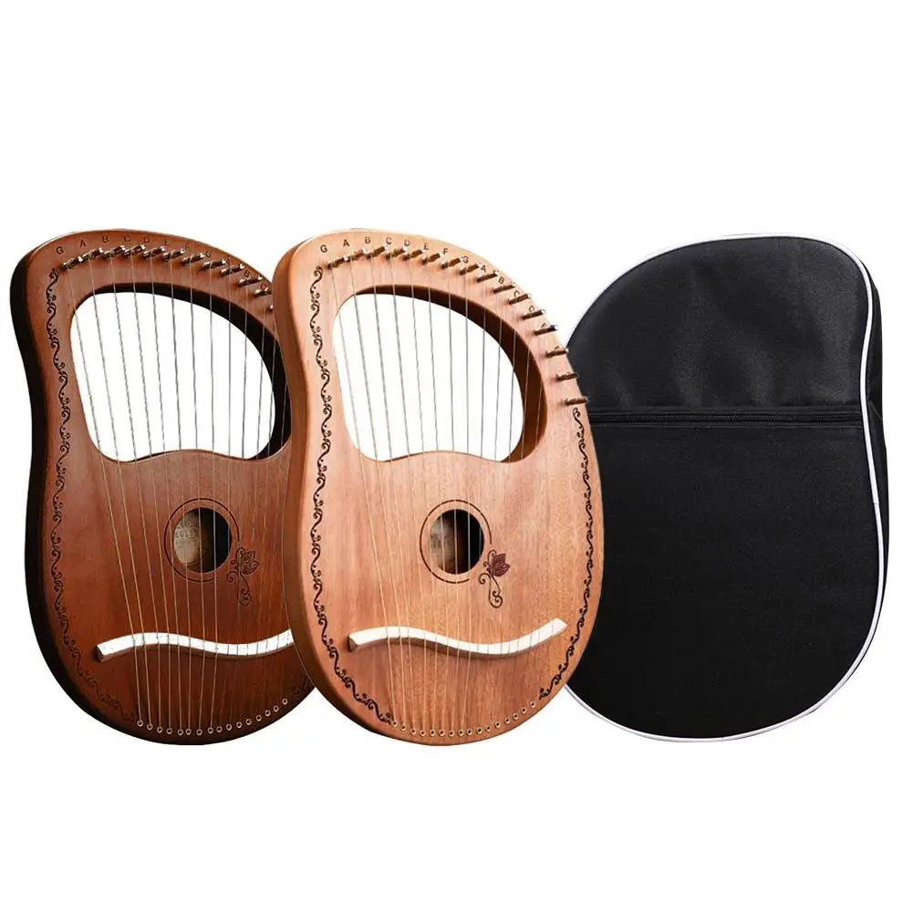 16 стрингов из красного дерева арфа тонов портативный лир металлическая ловушка