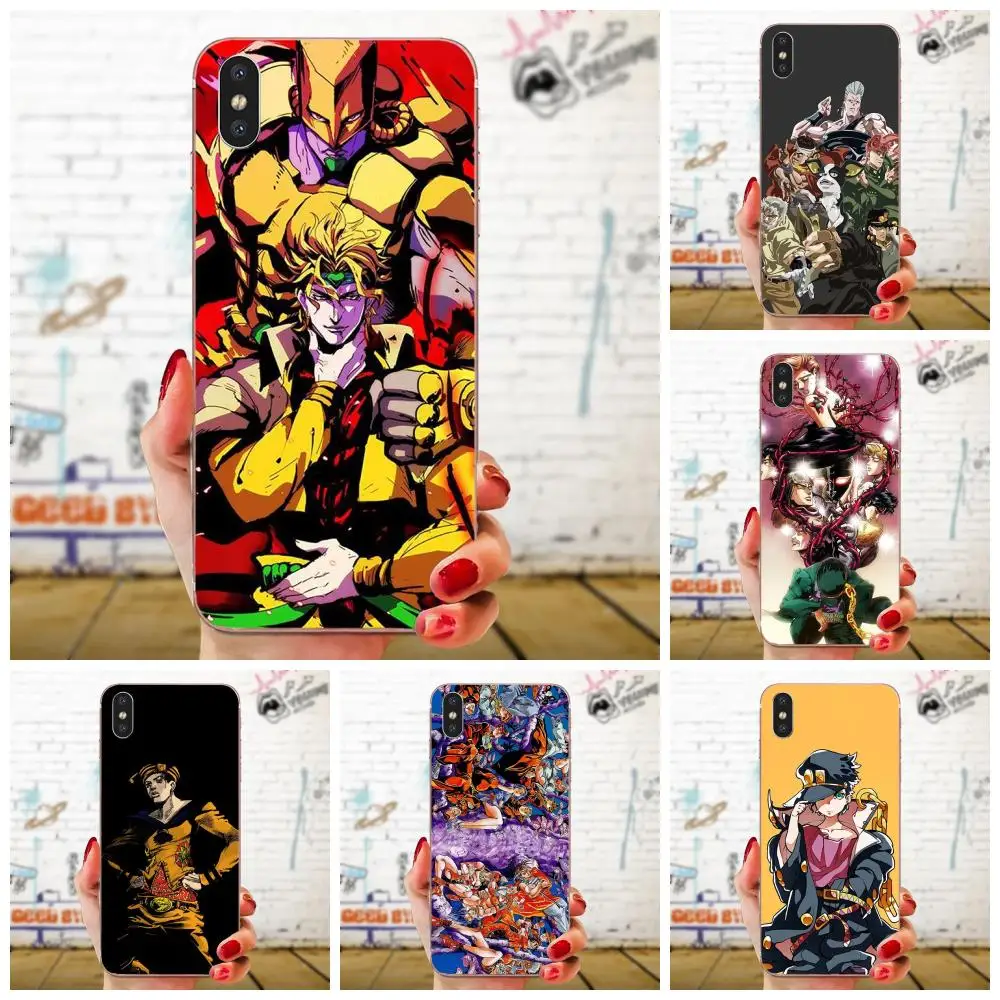 Для Galaxy J1 J2 J3 J330 J4 J5 J6 J7 J730 J8 mini Pro мягкие милые зимние ботинки кожи Jojo Jonathan Joestar дизайн