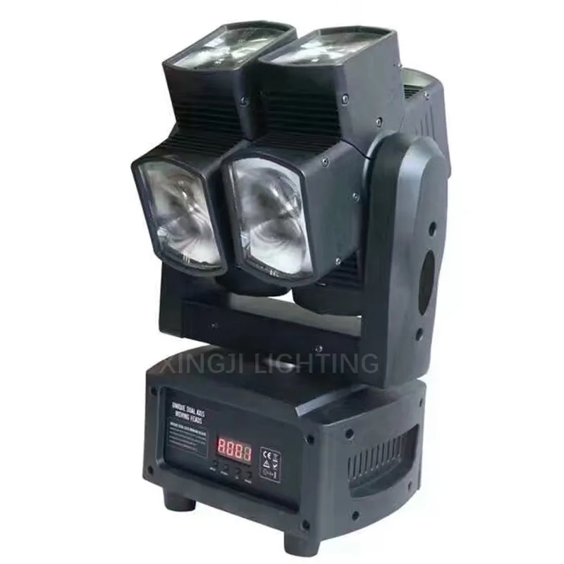 8x10W RGBW 4in1 Moving Head Beam Light for Stage DJ Party Wedding Bar Led Lamp Stage Effect Lights double wheel beam moving head