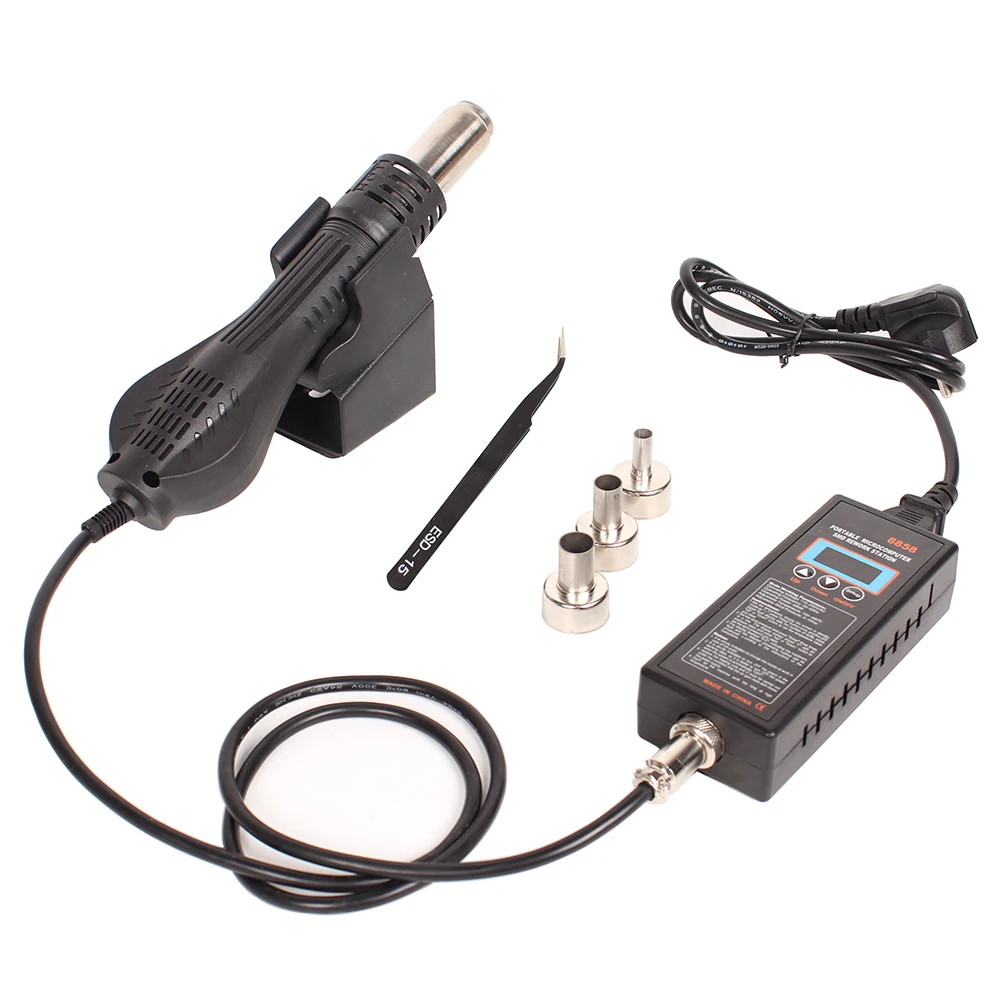 New Soldering Station 8858 Digital Hot Air Gun BGA Rework Solder Blower