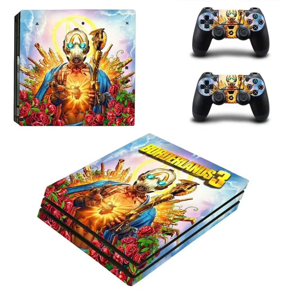 YSP4P-3689 Наклейка borderland PS4 Pro для консоли playstation 4 Pro и контроллера для Dualshock PS4 Pro Skins наклейка s Наклейка виниловая - Цвет: YSP4P-3689