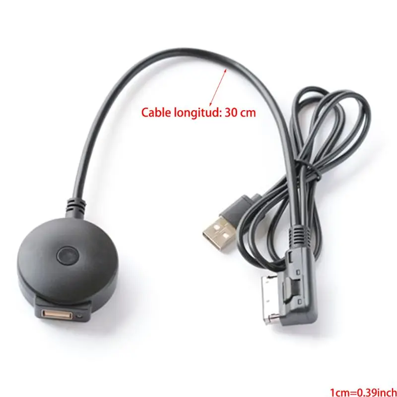 Автомобильный Bluetooth AUX приемник кабель с USB адаптером для VW Audi A4 A5 A6 Q5 Q7 S4 S5 аудио медиа вход AMI MDI интерфейс U90C